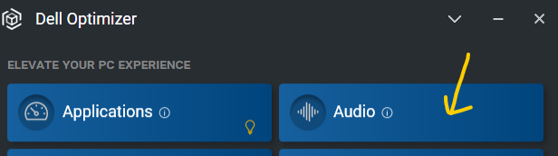 press Audio button